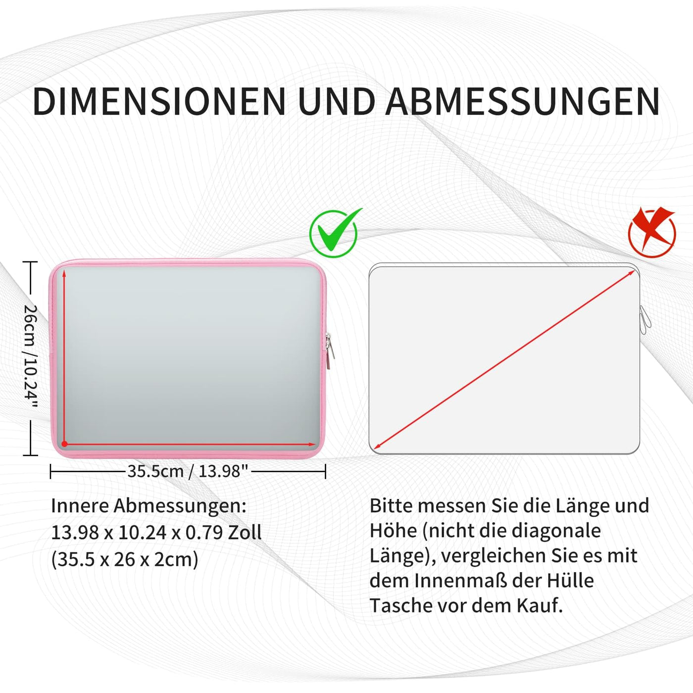 Sacoche de l'ordinateur portable Sleeve Sacoche de l'ordinateur portable Case Protective cover