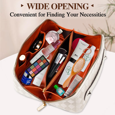 Cosmetic Bag Portable Travel Make-up Bag with Large Capacity Waterproof Organizer