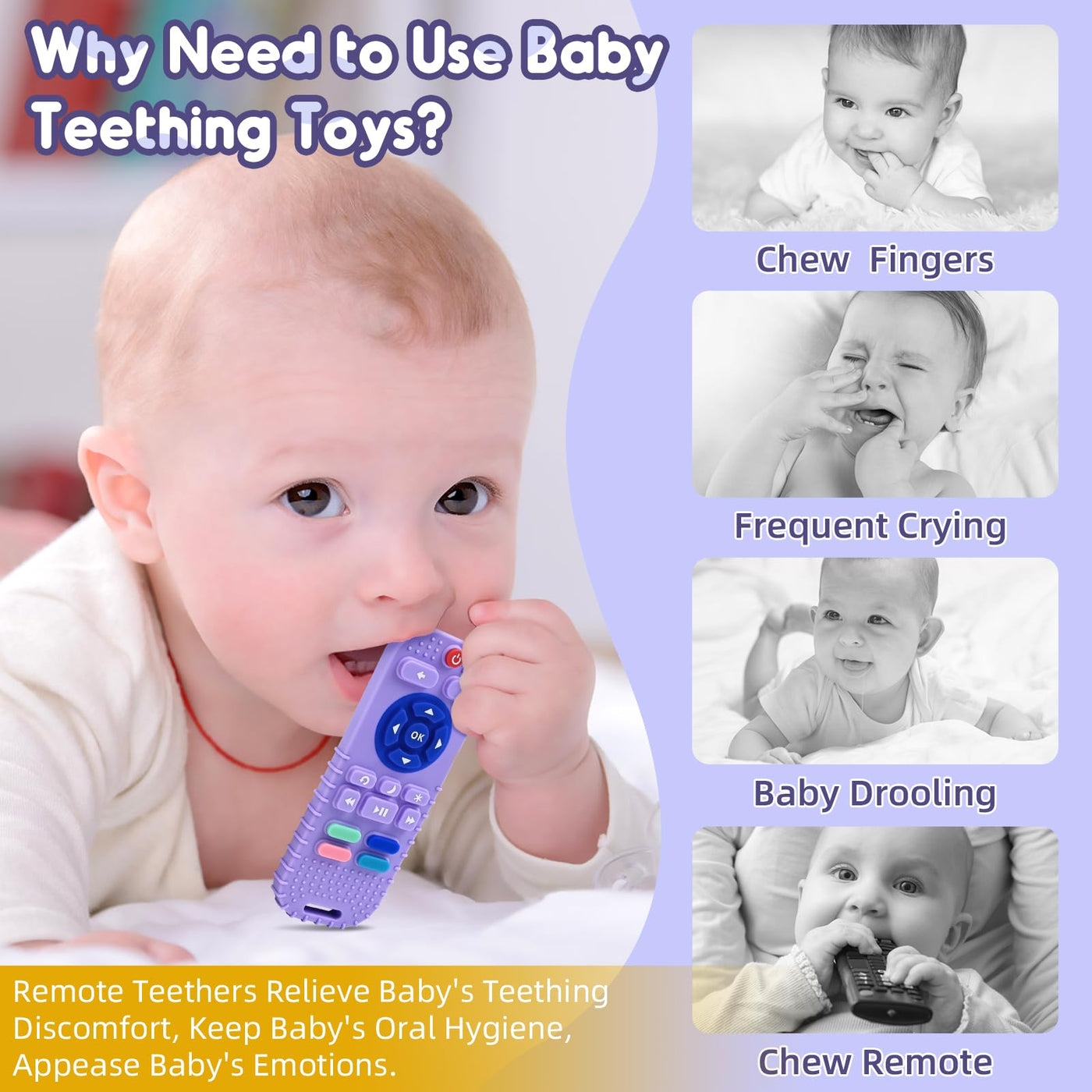 Jouet de dentition télécommande de dentition pour bébé