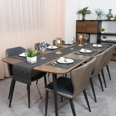 Set de 6 sets de table lavables, sets de table tissés antidérapants résistants à la chaleur