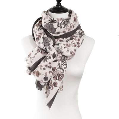 Scarves Soft Warm Stole Fall Winter Printed Long Scarf