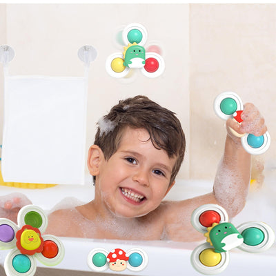 Suction cup toy - bath toy baby set with storage bag