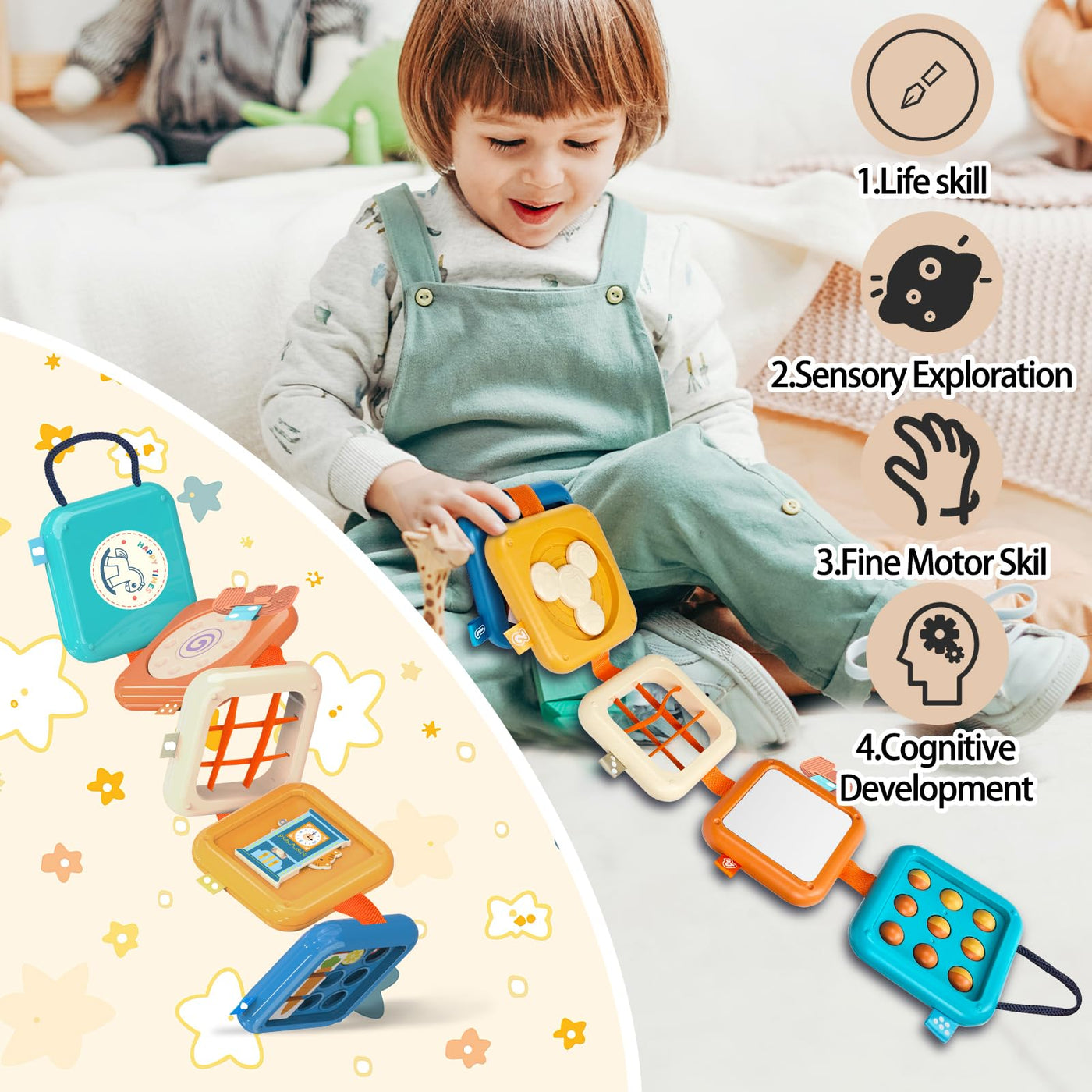 Motorgewürfeltes Spielzeug für Babys