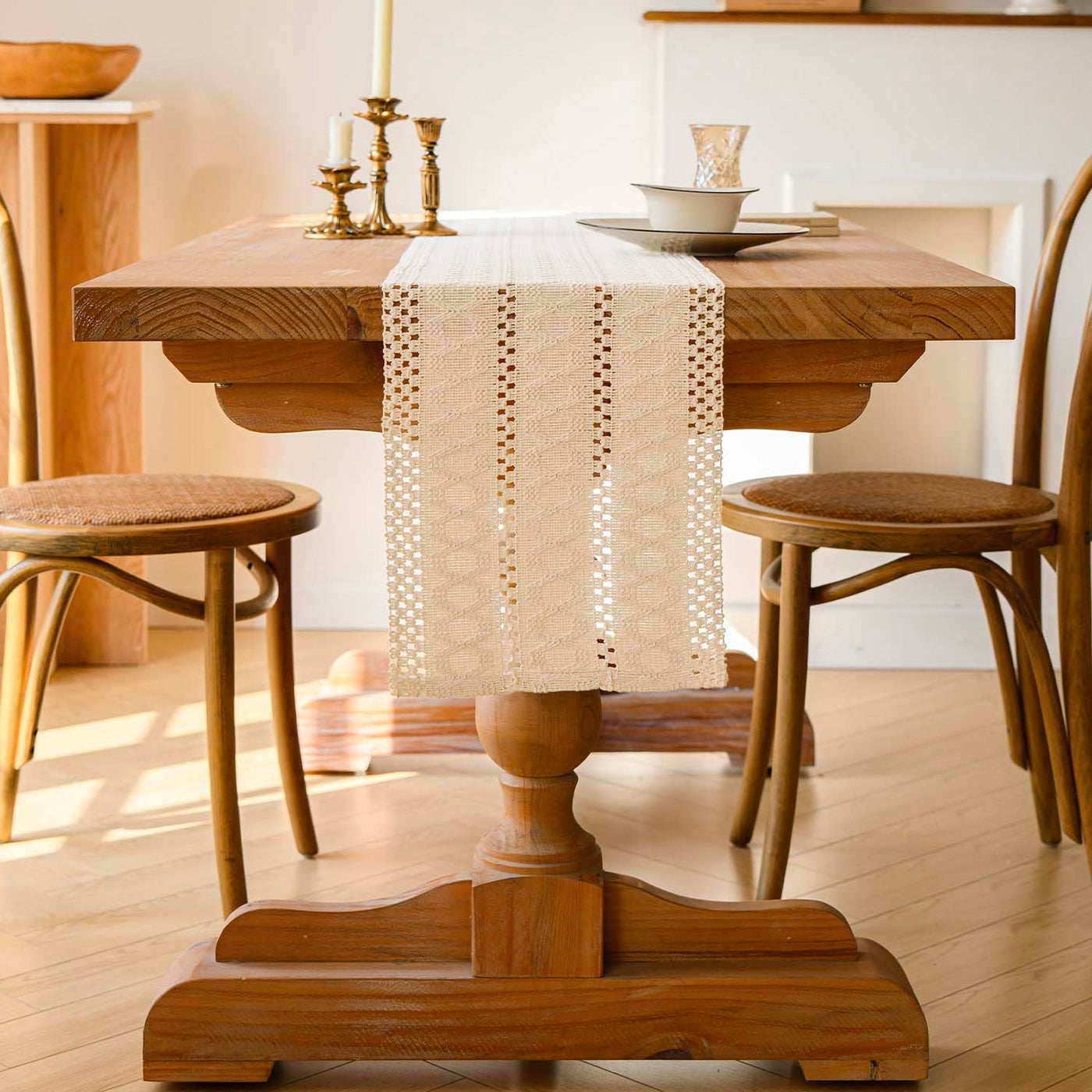 Chemin de Table Boho Macramé