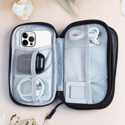 Travel Accessories Organizer Bag, External Waterproof Electronics Bag Organize