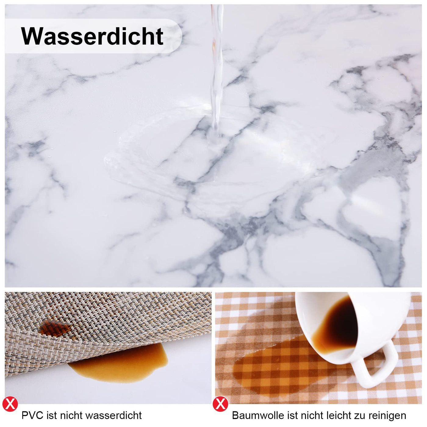 Placemats Washable Set of 6, Waterproof Placemat, Beautiful Table Mat