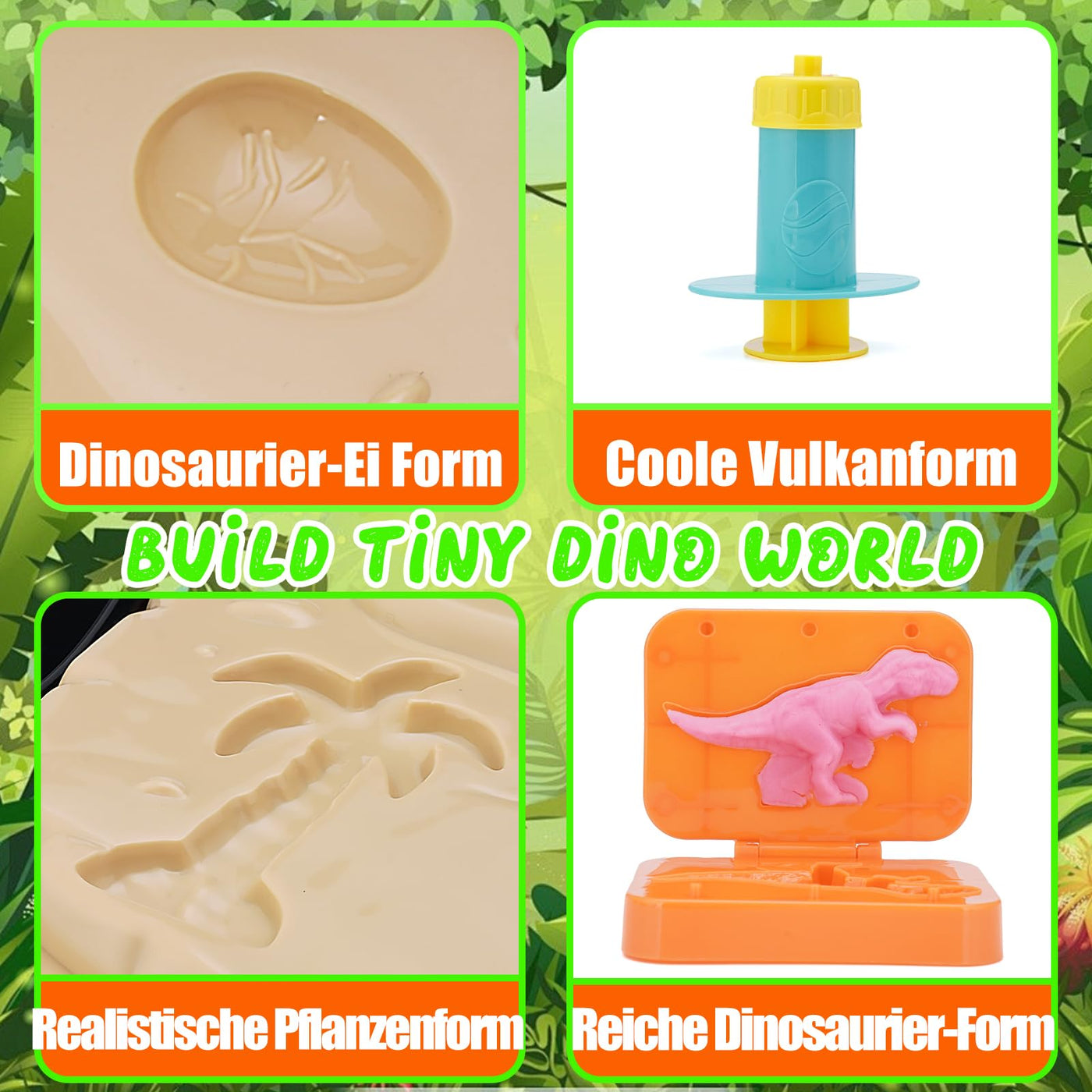 Accessoires pour pâte à modeler, set de pâte à modeler, jouet dinosaure dans une valise à roulettes, pâte à modeler pour enfants