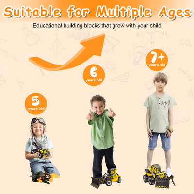Jouets de Construction Jouets d'ingénierie 6 en 1