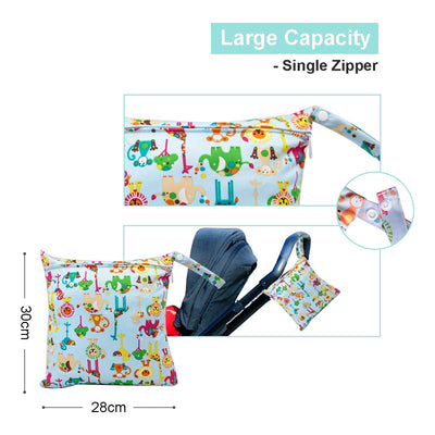 Sac humide, sac à couches 3 Pièces, Sac Organisateur Lavable