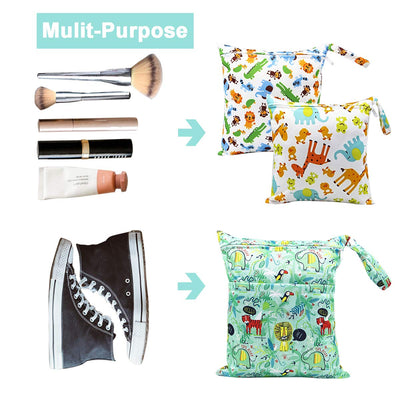 Sac humide, sac à couches 3 Pièces, Sac Organisateur Lavable