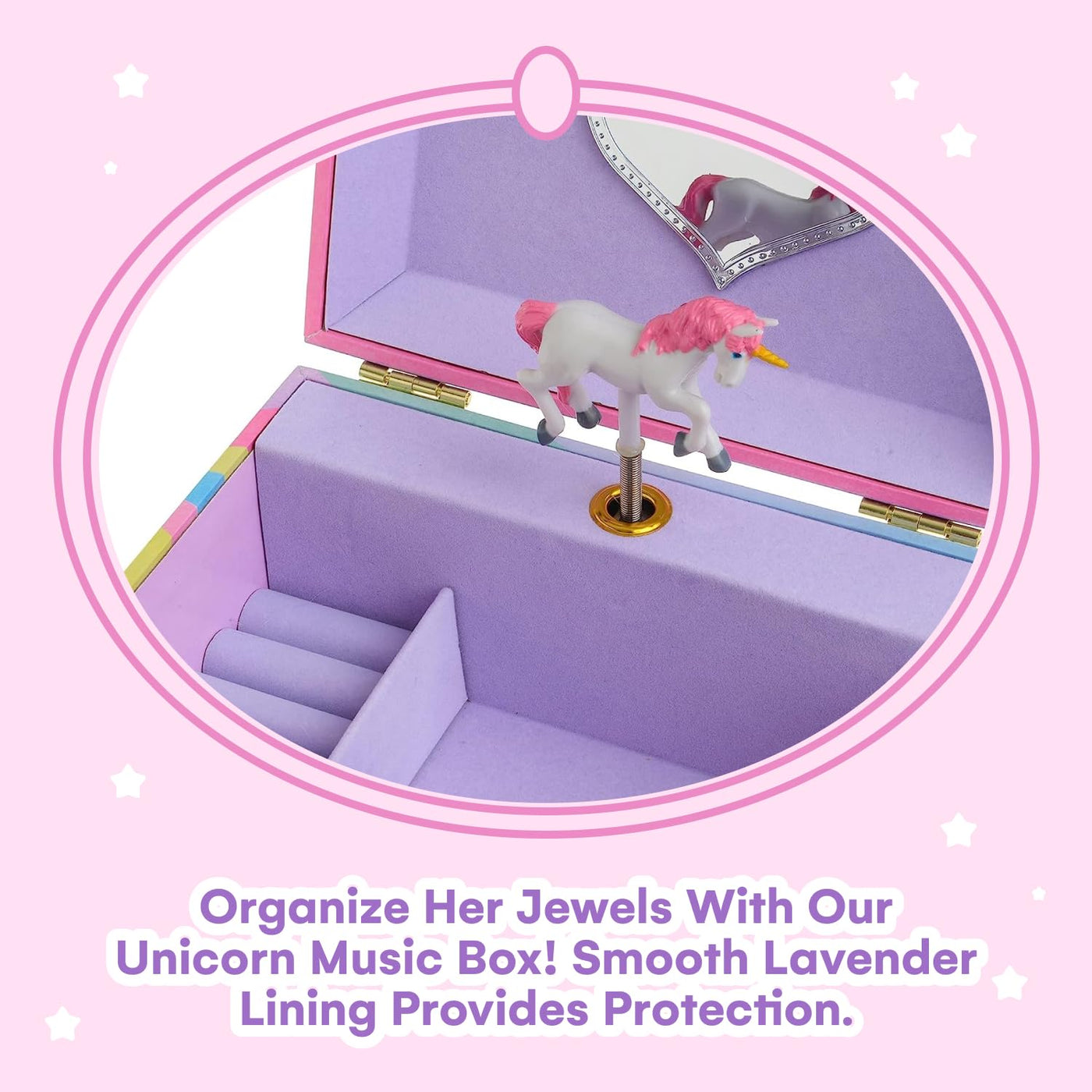 Musical jewelry box for children