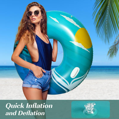 Anneau de piscine pour adultes, avec poignée