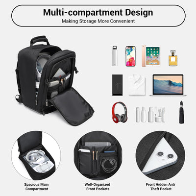 Cabin bag for under-seat travel hand luggage cabin size minimalist