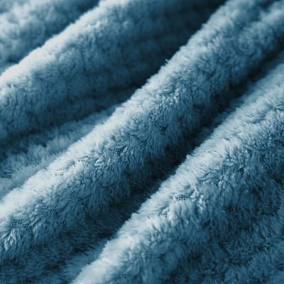 Couverture douillette Couverture en polaire super douce et chaude pour le canapé et le lit avec motif gaufré, couverture douillette et confortable