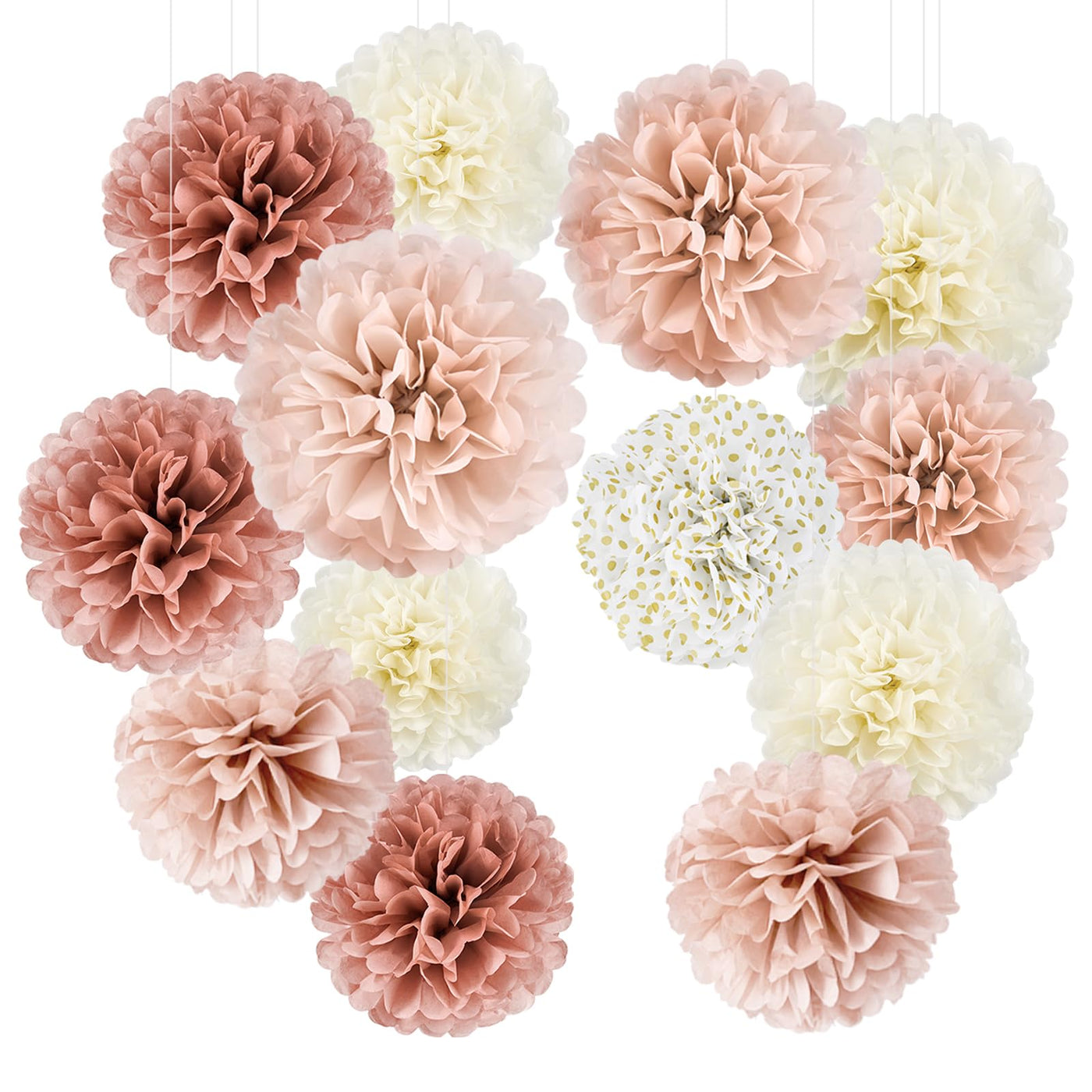 pompoms decoration,garden party decoration,tissue paper pompoms