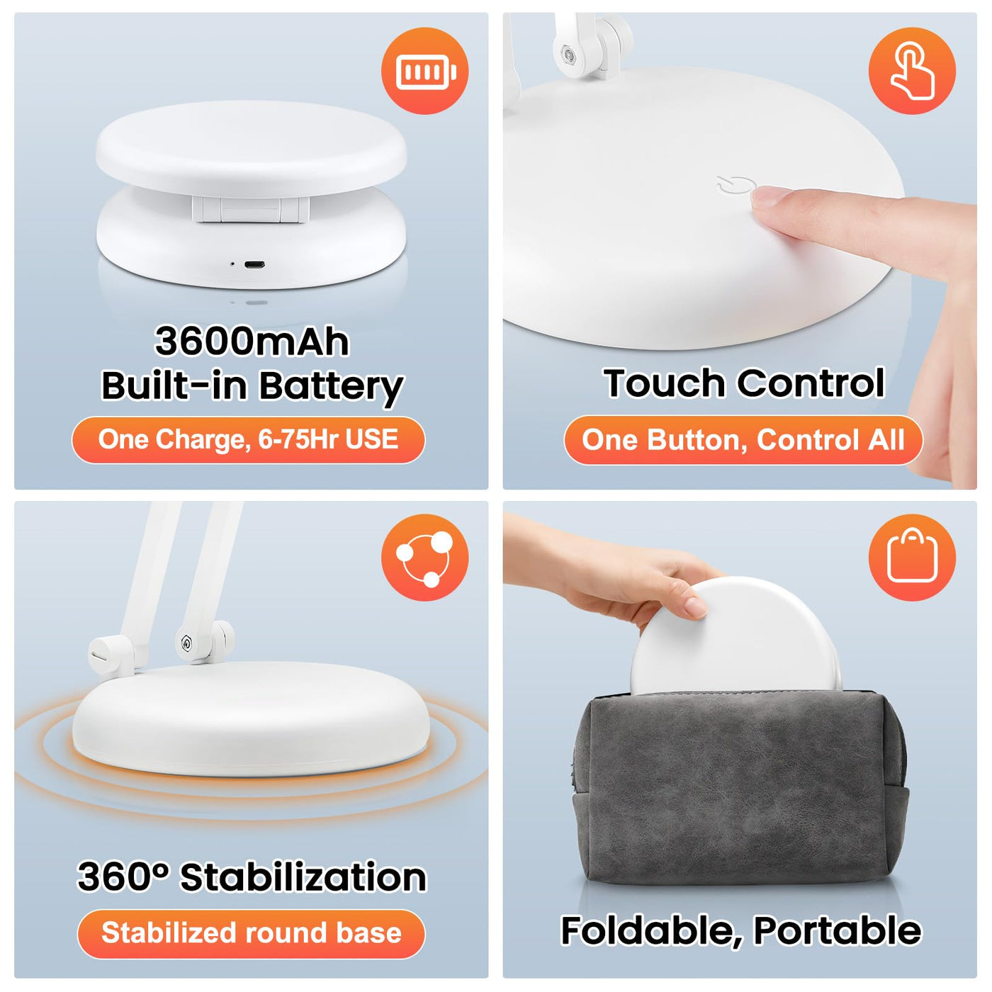 Foldable & Portable Desk Lamp