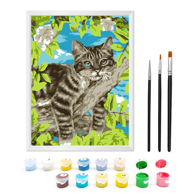 Peinture par numéros pour enfants avec cadre