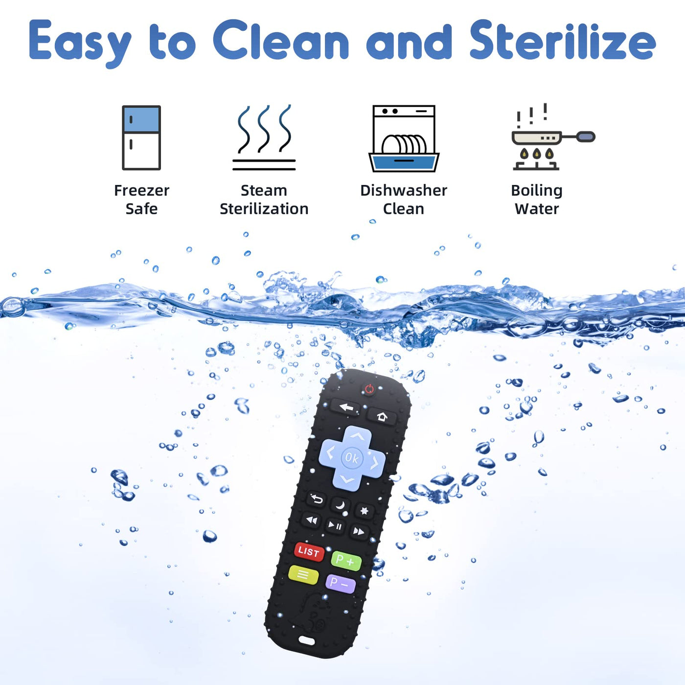 Teething rings, remote control baby teething aid toddler