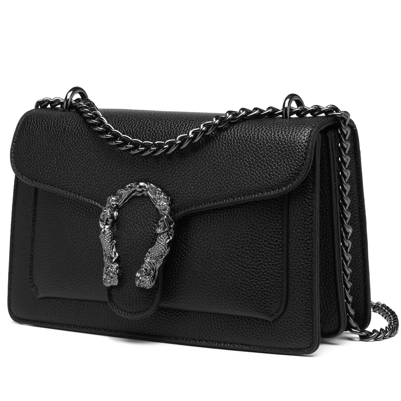 Sac à bandoulière en chaîne sac à bandoulière sac à main petit sac à bandoulière sac à bandoulière en cuir sac de soirée élégant avec bandoulière en chaîne réglable