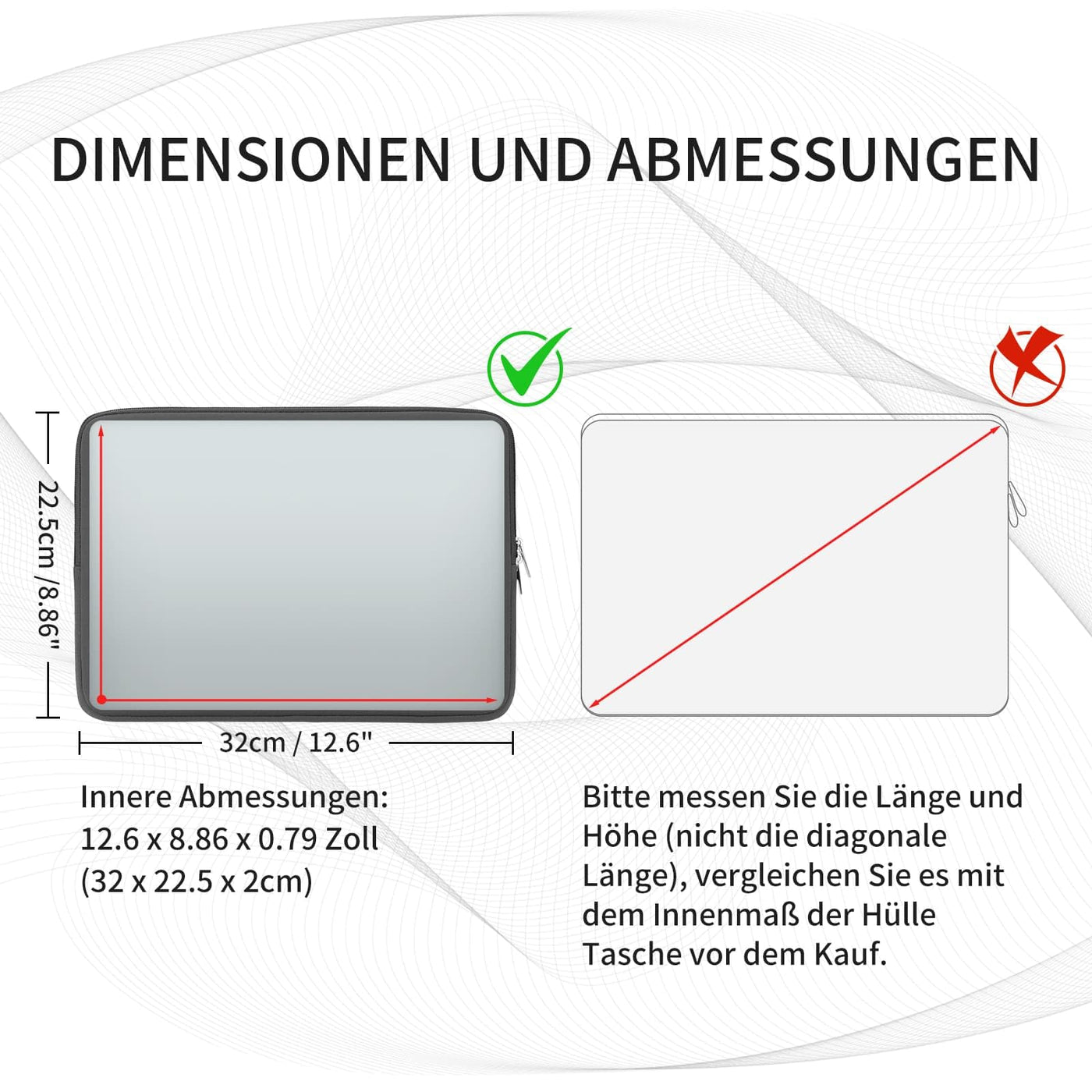 Sacoche de l'ordinateur portable Sleeve Sacoche de l'ordinateur portable Case Protective cover