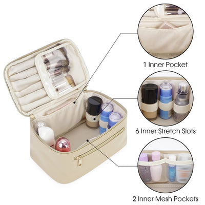 Sac de maquillage de voyage grand sac de maquillage