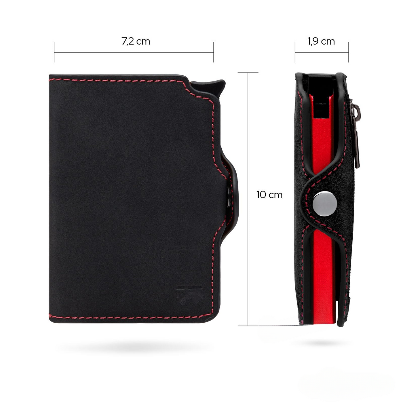 Porte-carte et porte-badge avec protection RFID et pince à billets