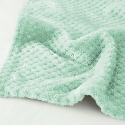 Couverture douillette Couverture en polaire super douce et chaude pour le canapé et le lit avec motif gaufré, couverture douillette et confortable