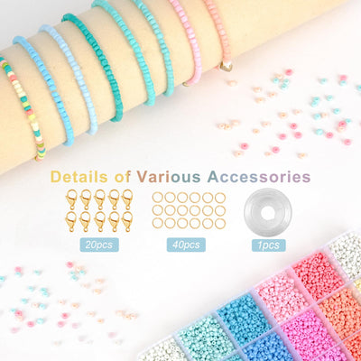 Mini Perlenset Charm Kit für DIY Bracelet Making Kit