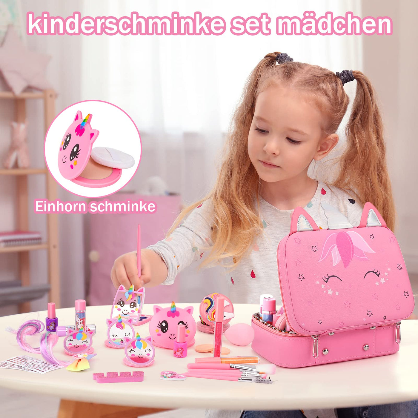 Children's make-up make-up case make-up toy - children's make-up set make-up children make-up table