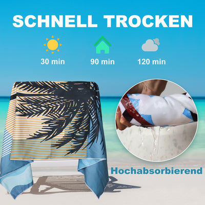 Double-sided beach towel