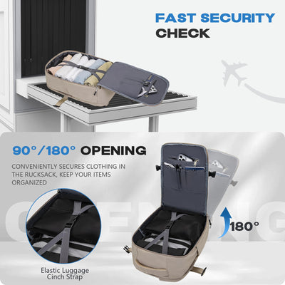 Hand luggage, Travel Backpack Underseat