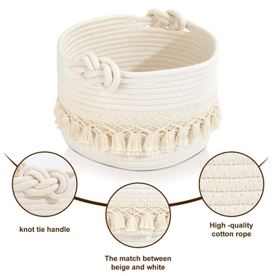 Storage Basket Cotton Basket Braided Children