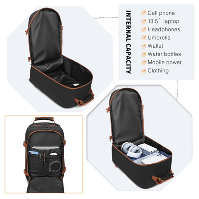 Cabin bag for under-seat travel hand luggage cabin size minimalist