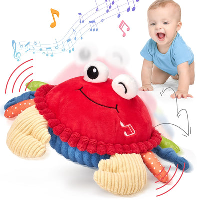 Crab Baby Toy ,Crawl toy Musical,Crawl Tummy Time Baby Toy