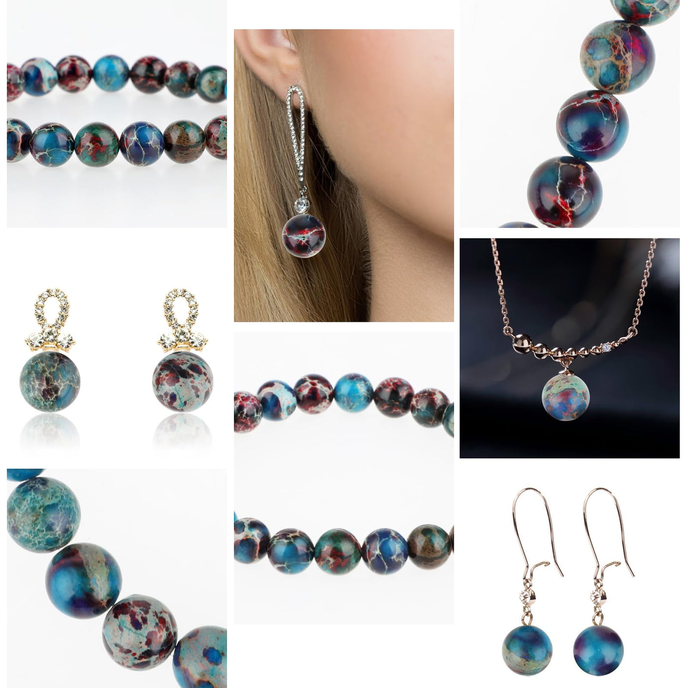 Bracelets made of natural stone beads with your own hands