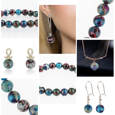 Bracelets made of natural stone beads with your own hands