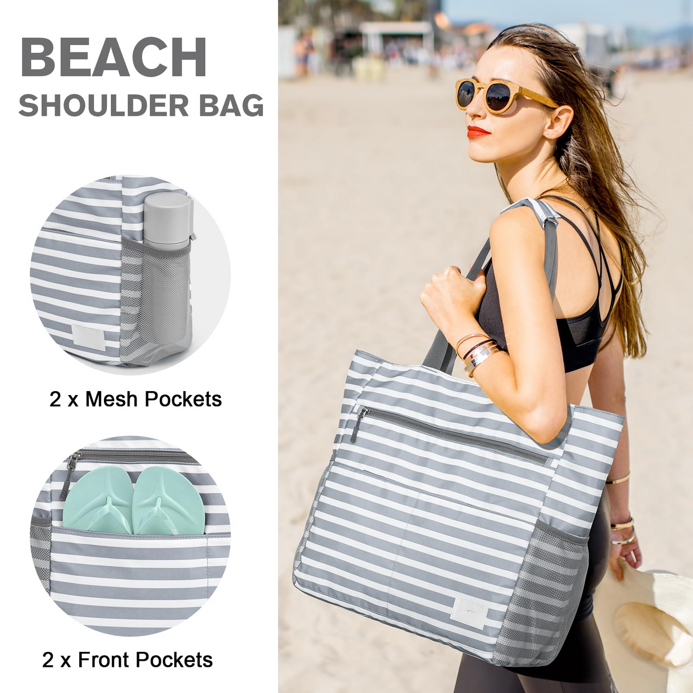 Sac de Plage Familial et Sac de Plage Pliable
