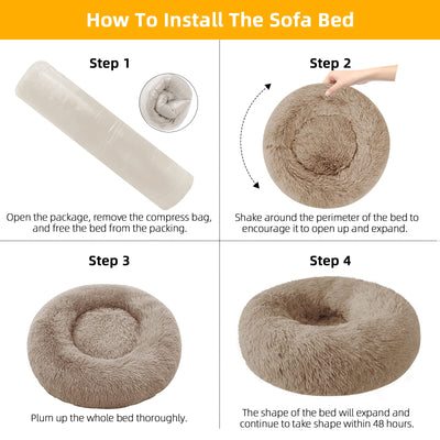 Cat Beds for Indoor Cats, Dog Bed for Small Melium Large Dogs