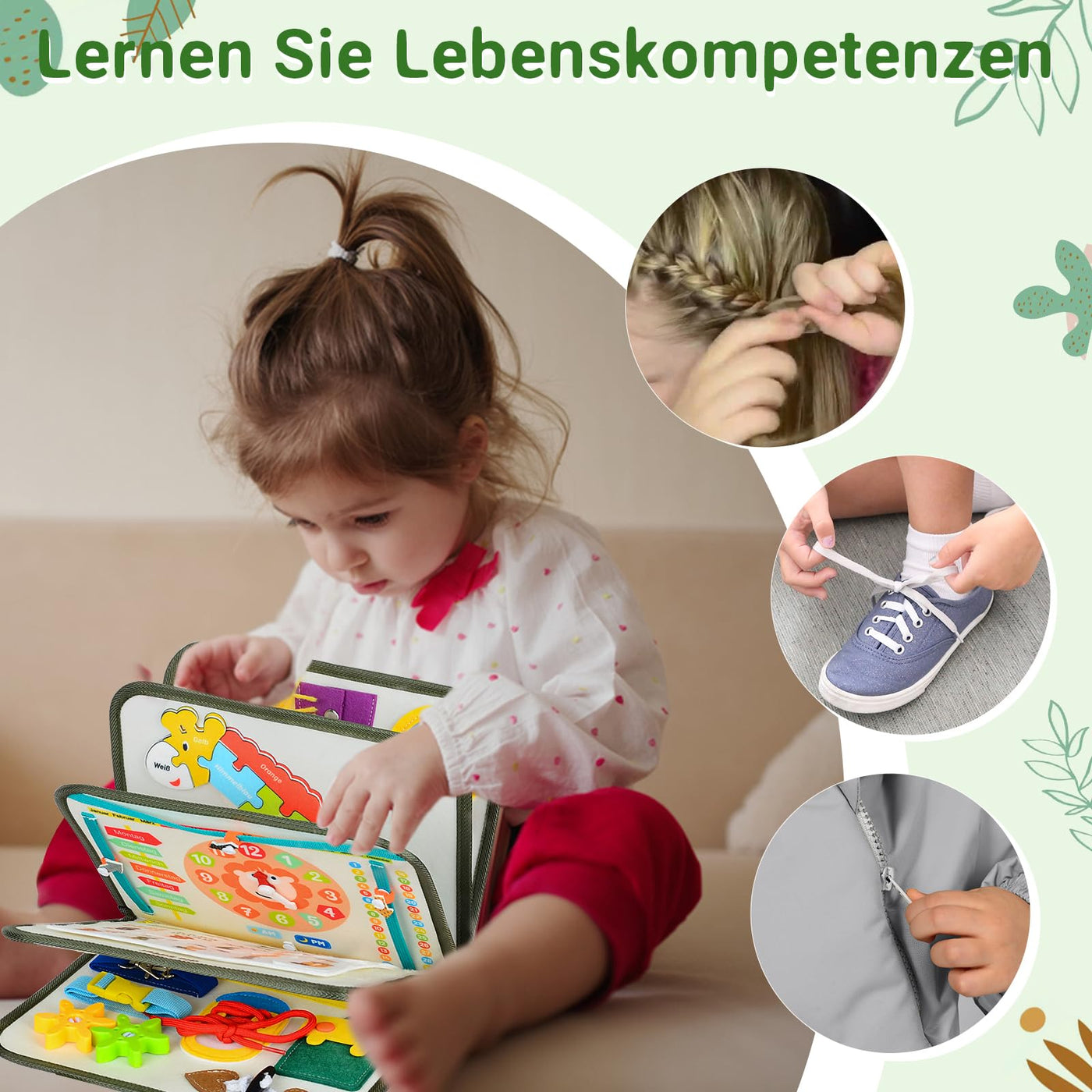 Busy Board 8 in 1 Toy Activity Board Motor Toys & Educational Toys