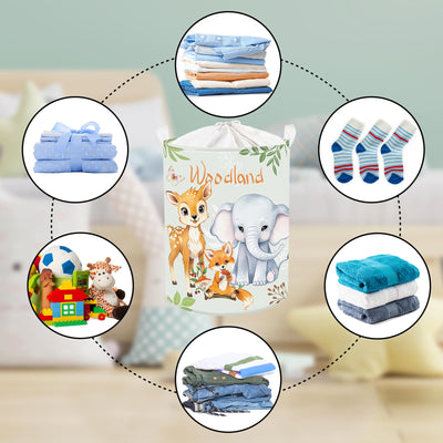 Baby laundry basket Clothes storage basket for children's room