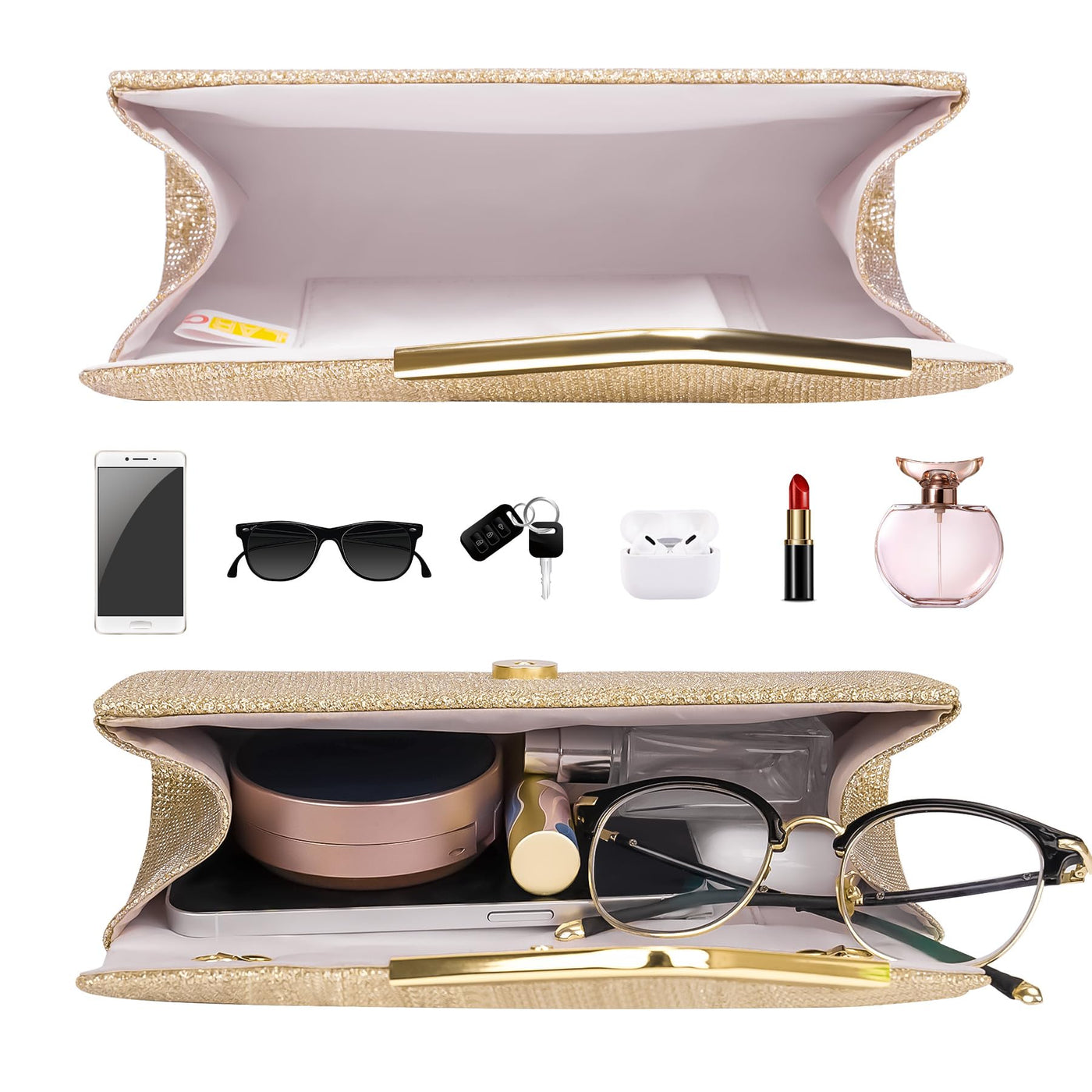 Sacs à Main en Cuir avec Chaîne Amovible