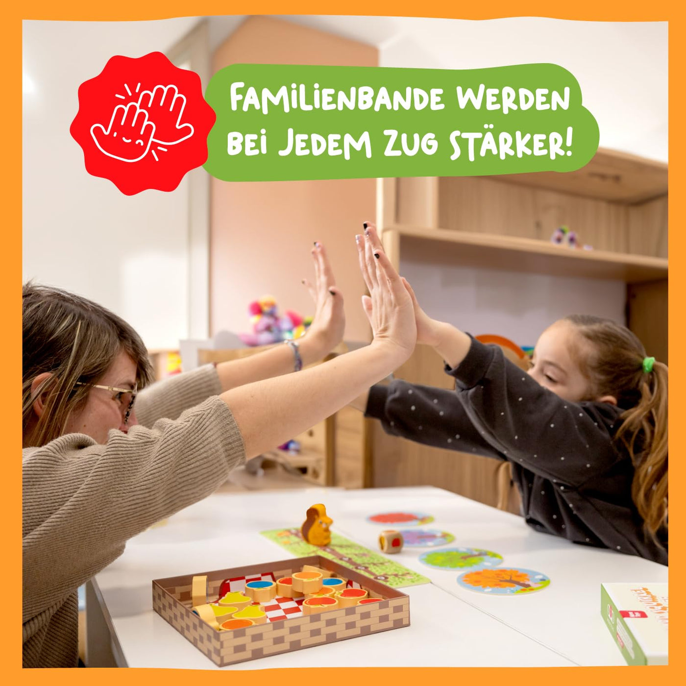 Kooperatives Lernspiel für Kinder - Pädagogisches Brettspiel für Kleinkinder - Familienspaß zur Förderung der Farberkennung und des Zählverhaltens