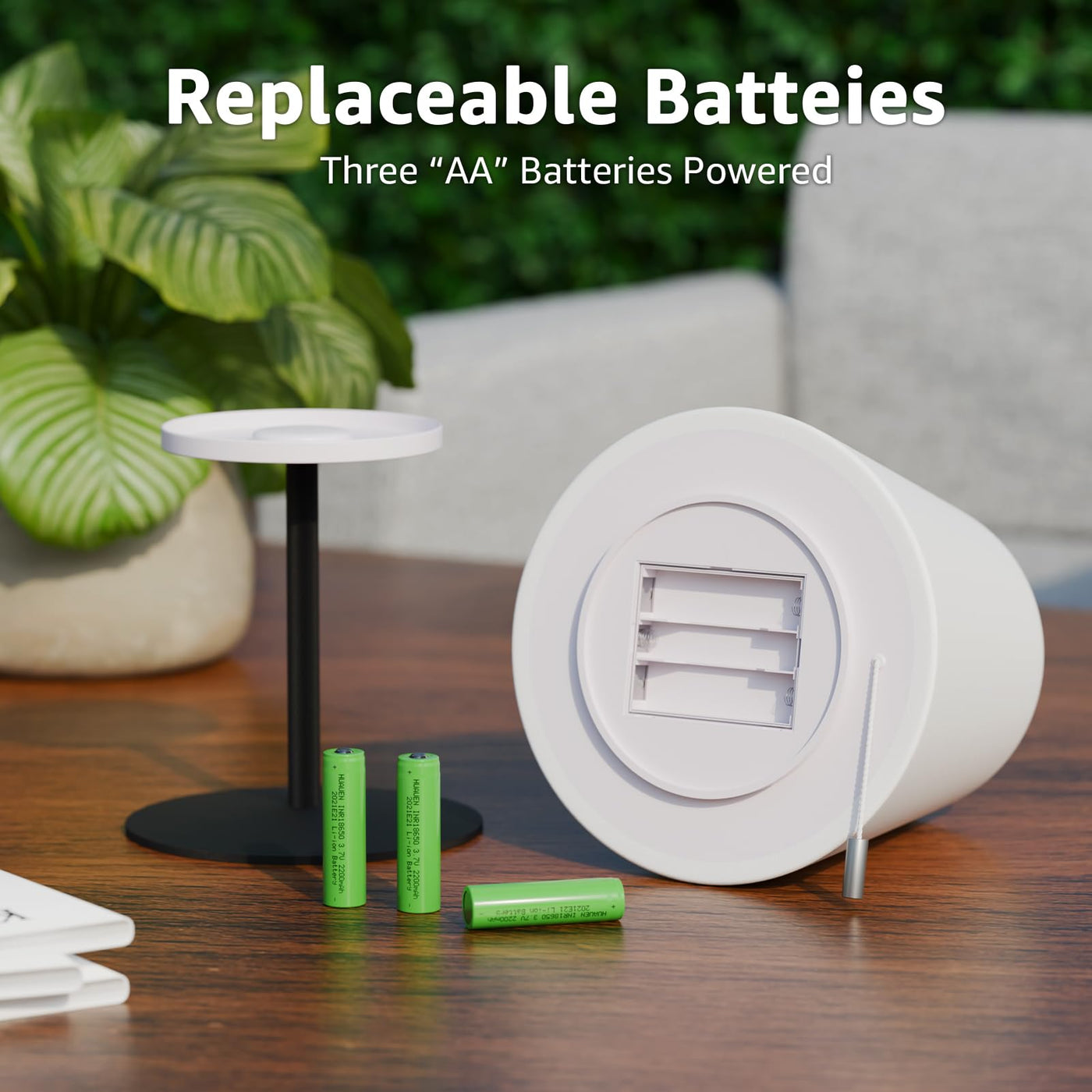 LED Outdoor Table Lamp with 8 Colors Cordless Lamp Table Lamp for outdoor garden bedroom camping