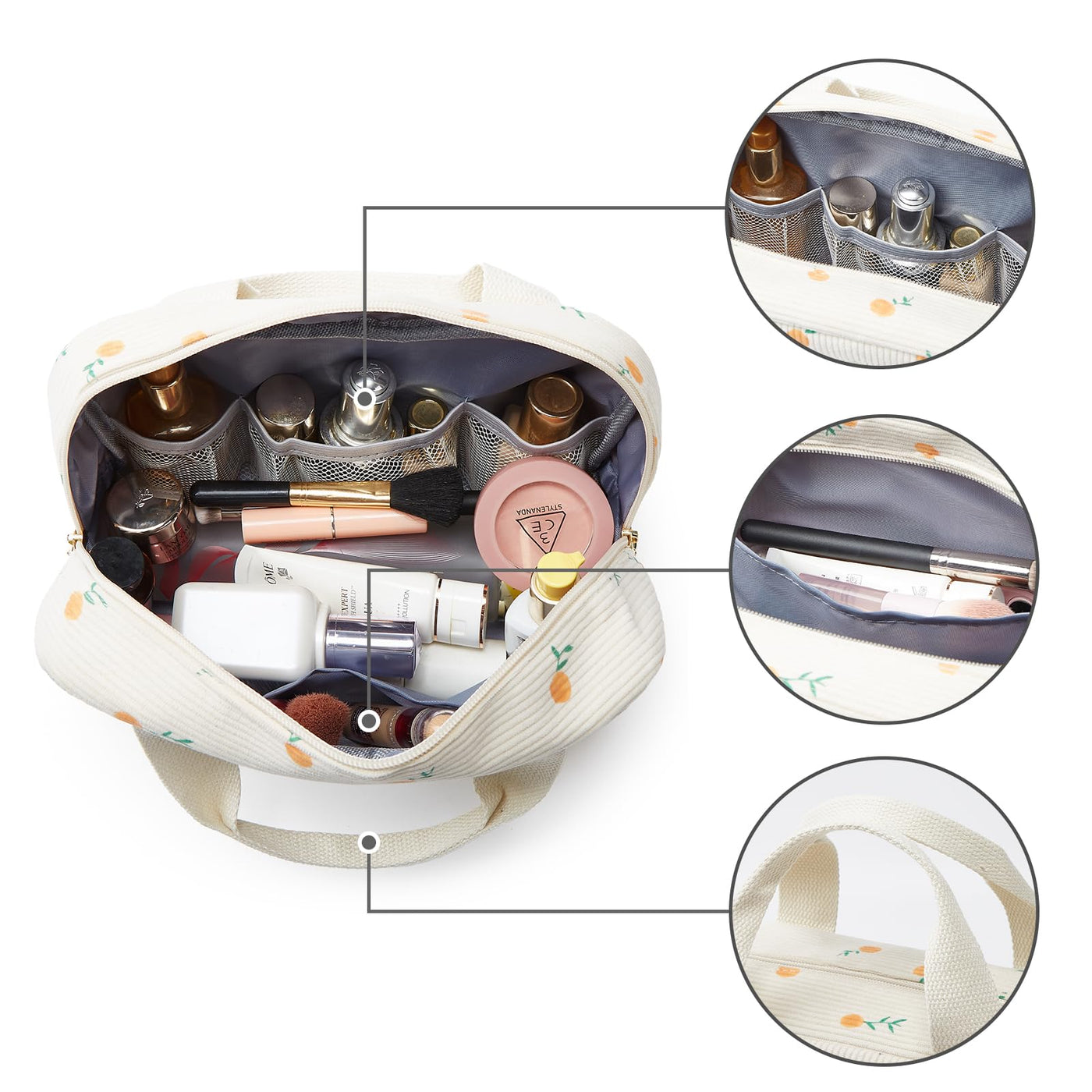 Kulturbeutel Cord Kosmetiktasche