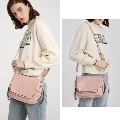 Small crossbody bag , PU leather, over the shoulder, crossbody handbags with multiple pockets