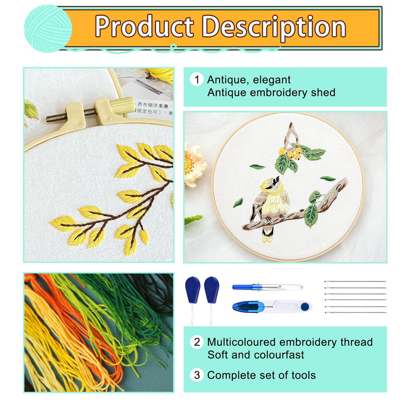 Kit De Broderie Kit De Broderie Pour Débutants BRICOLAGE Au Point De Croix