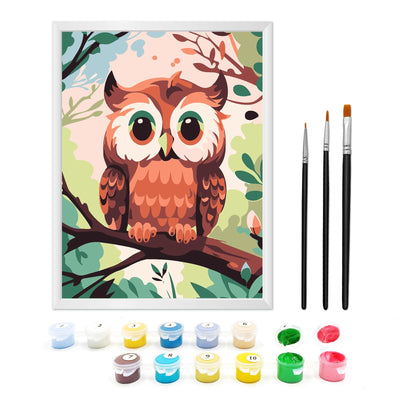 Peinture par numéros pour enfants avec cadre