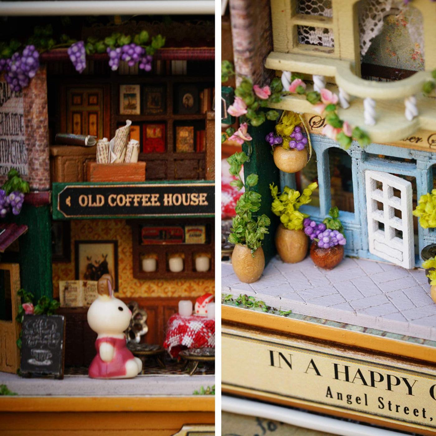 DIY Miniature House Kit in Box to Build, Handmade Mini Theater Craft Kit, Creative Craft Gifts