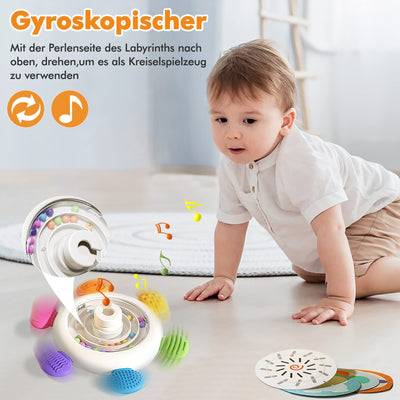 Saugnapf Spielzeug Baby 3 Stück sensorische Spinner Spielzeug für Baby Spinnerei Spielzeug