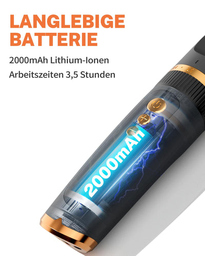 Tondeuses pour Chiens Silencieuses, Tondeuses Professionnelles pour Chiens et Chats, Tondeuses Électriques pour Animaux de Compagnie, Sans Fil Rechargeables, Tondeuses pour Chiens avec Moteur Puissant de 7500 TR / min, Noir